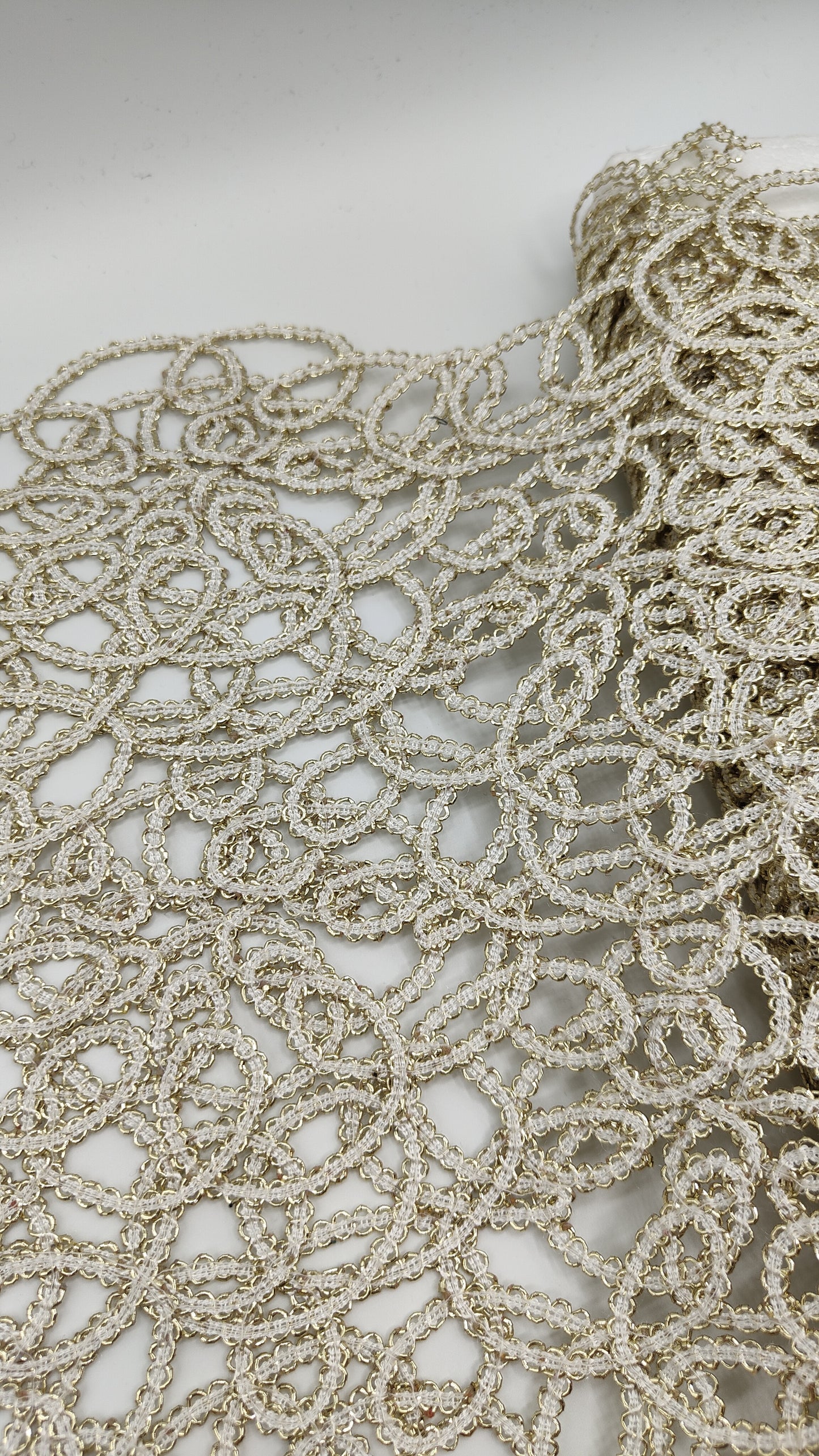 Macramè oro lurex