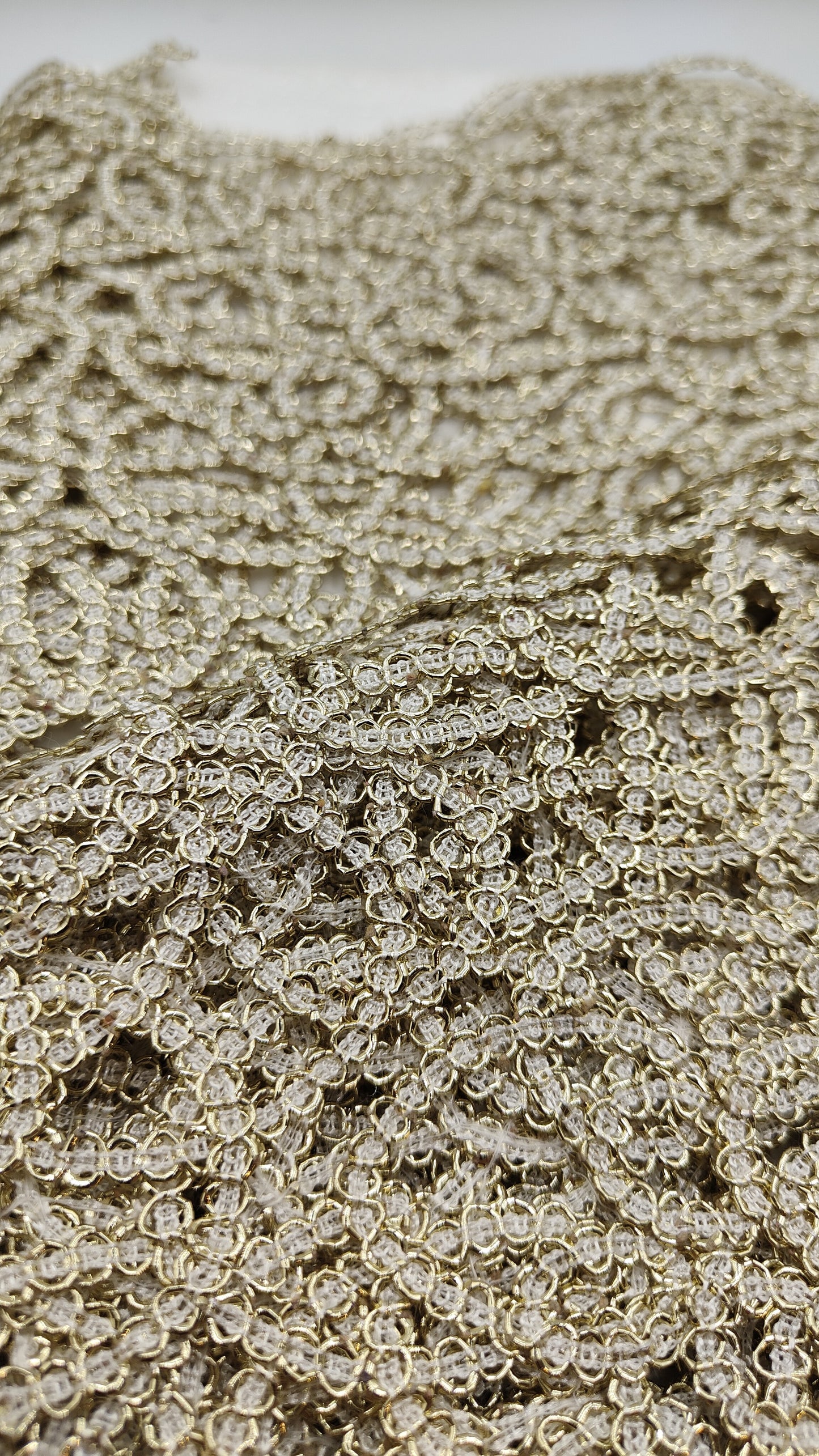 Macramè oro lurex