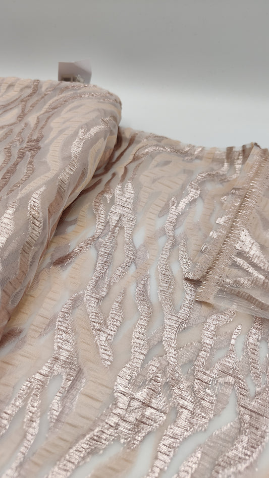 Jacquard fil coupé