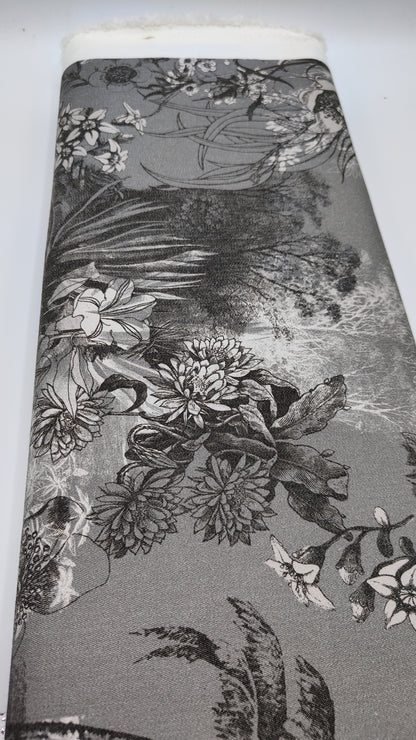 Tessuto Denim Stampato