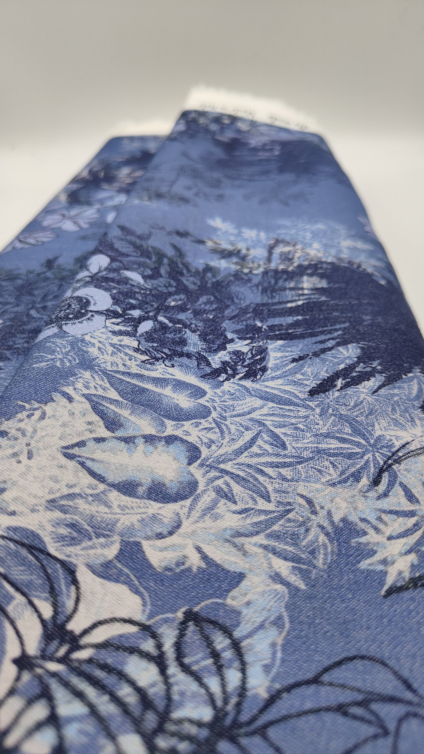 Tessuto Denim Stampato